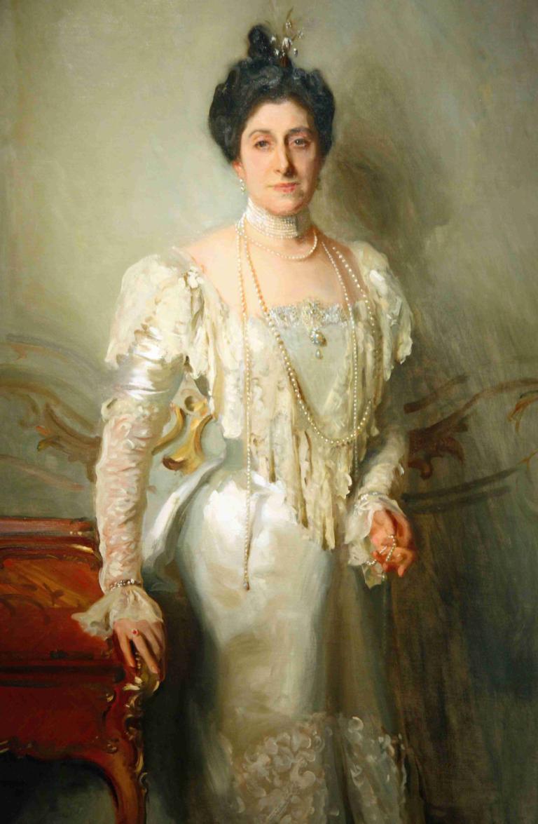 Portrait of Mrs. Asher B. Wertheimer, née Flora Joseph,アッシャー・B・ワートハイマー夫人（旧姓フローラ・ジョセフ）の肖像画,John Singer Sargent