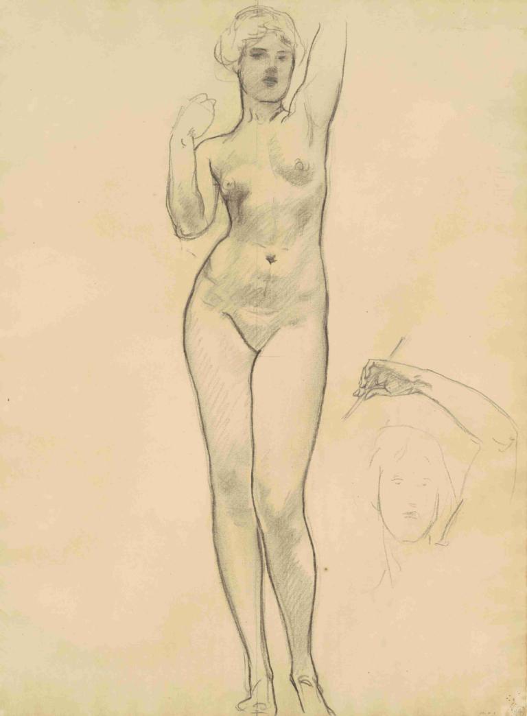 Studies of Aphrodite for 'Aphrodite and Eros',Nghiên cứu của Avrodit về tác phẩm "Avelodit and Love Thần"