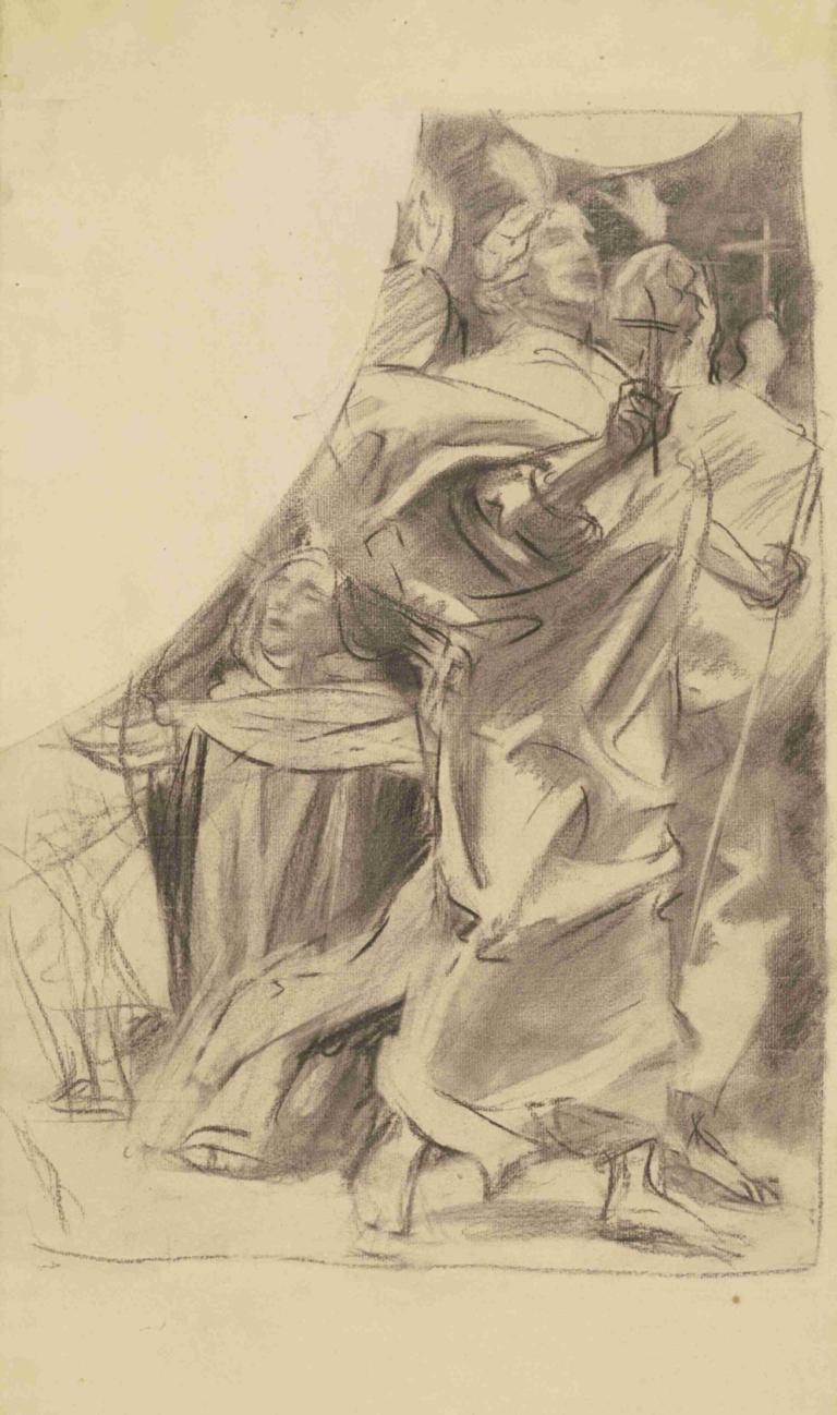 Study for 'Triumph of Religion',"Chiến thắng của tôn giáo",John Singer Sargent,John Singh Sakint.,Phác thảo