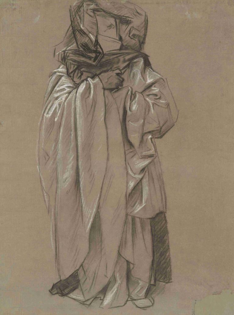 Study of Ezekiel for 'Frieze of Prophets',Исследование Иезекииля для "Фриза пророков,John Singer Sargent