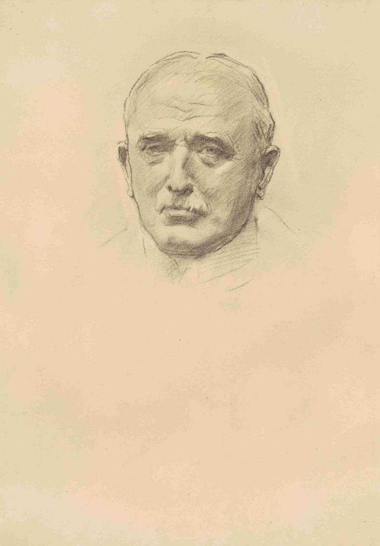 Study of Field Marshal John French for 'General Officers of World War I'