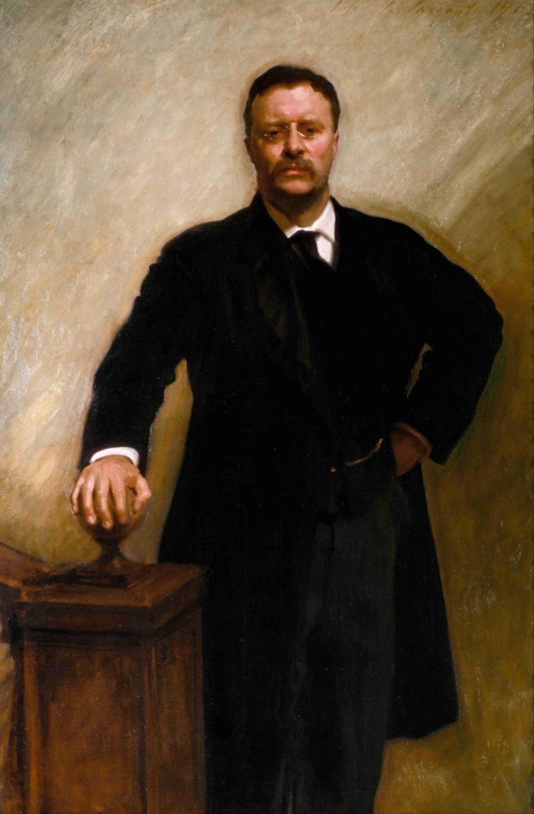 Theodore Roosevelt,Теодор Рузвельт,John Singer Sargent,Джон Сингер Сарджент,Картина Маслом,Картина Маслом