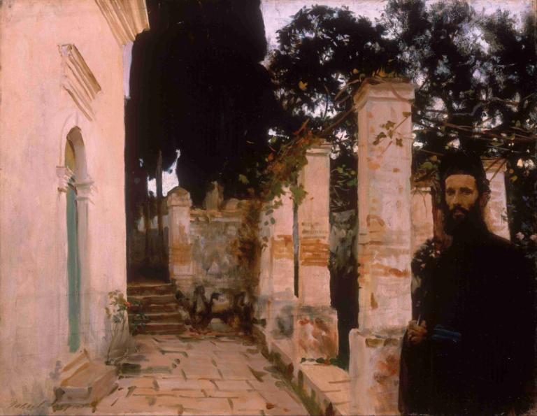 Vespers,Đó là lý do tôi ở đây.,John Singer Sargent,John Singh Sakint.,Tranh sơn dầu,Tranh sơn dầu, cầu thang