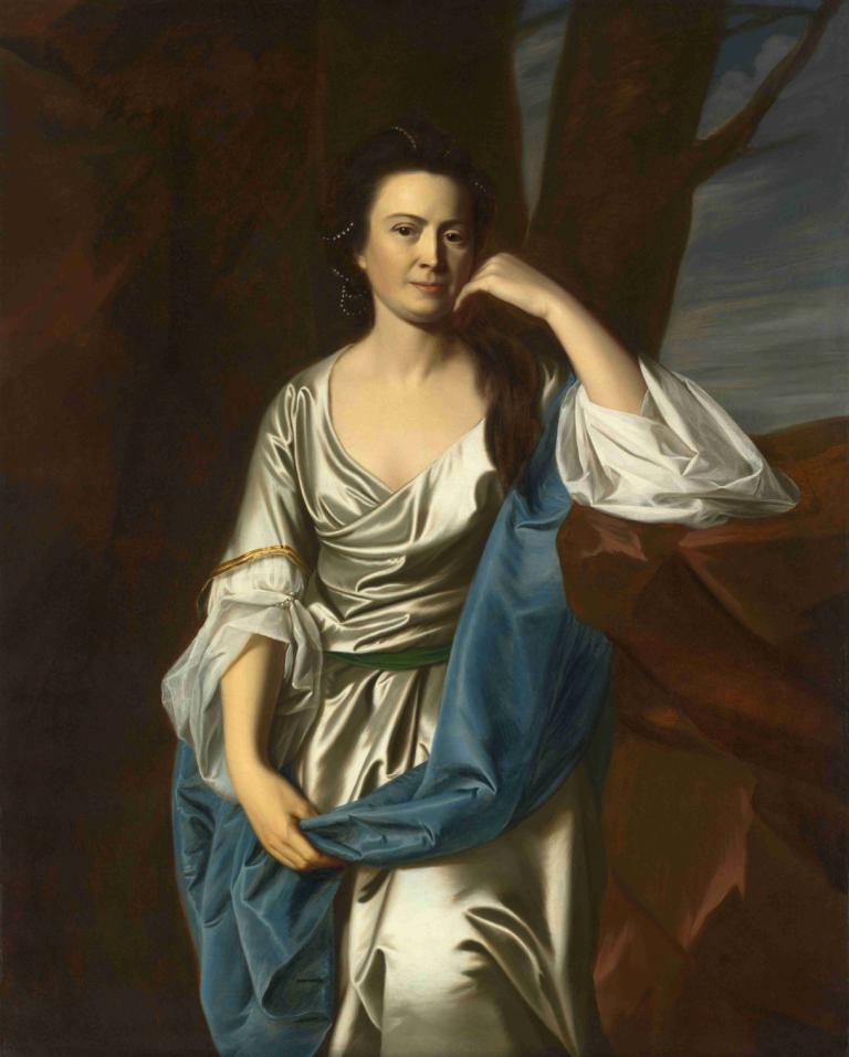 Catherine Greene,John Singleton Copley,Oil Painting,Oil Painting, fine art parody, solo, 1girl, realistic