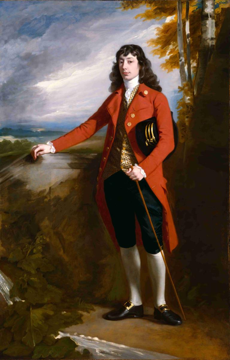 George Boone Roupell,John Singleton Copley,Oljemålning,Oljemålning, 1 tjej, solo, konstparodi, svart hår