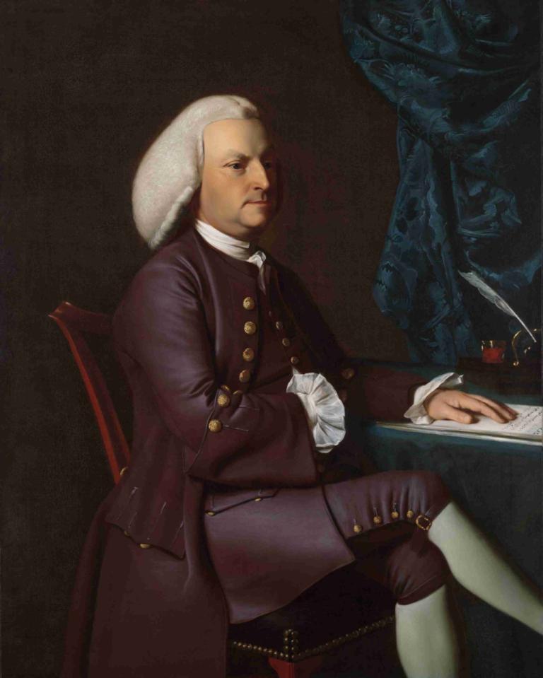 Isaac Smith, Sr.,Isaac Smith, sr.,John Singleton Copley,Oljemaleri,Oljemaleri, mannlig fokus, 1 gutt, solo