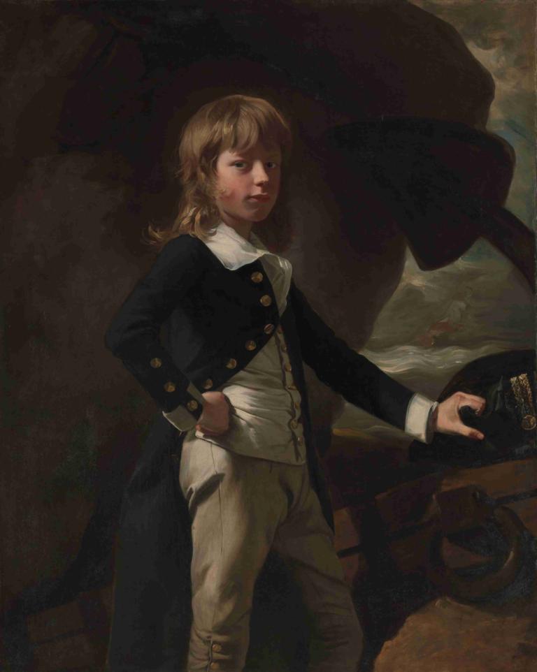 Midshipman Augustus Brine,Kelasi Madya Augustus Brine,John Singleton Copley,Lukisan cat minyak