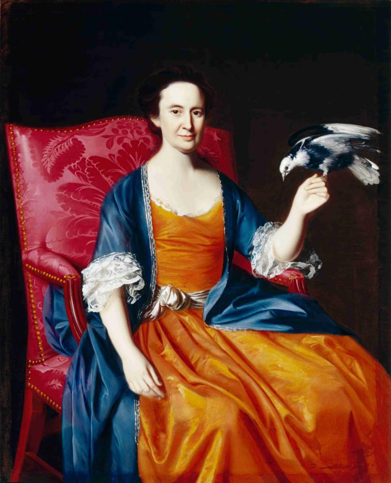 Mrs. Benjamin Hallowell,Ny. Benjamin Hallowell,John Singleton Copley,Lukisan cat minyak,Lukisan cat minyak