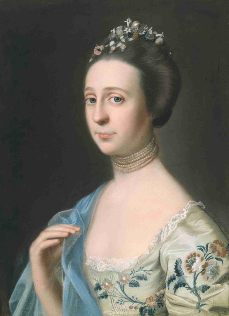 Mrs. Henry Hill (Anna Barrett),Rouva Henry Hill (Anna Barrett),John Singleton Copley,Öljymaalaus,Öljymaalaus