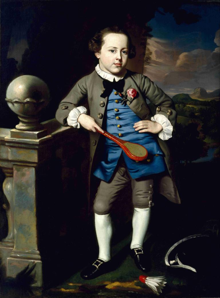 Portrait Of A Boy,Portret dečka,John Singleton Copley,Oljna slika,Oljna slika, likovna parodija, 1 fant, solo