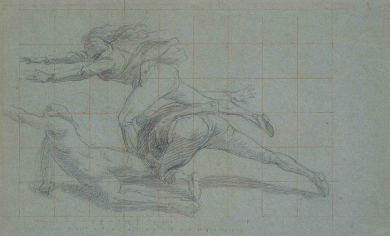 Study for 'The Siege of Gibraltar'; Three Figures,Estudio para "El sitio de Gibraltar"; tres figuras