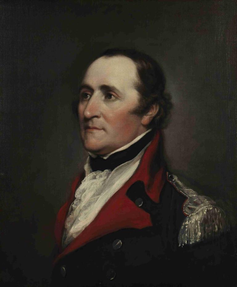 Brigadier General Ebenezer Huntington,Brigadgeneral Ebenezer Huntington,John Trumbull,Oljemålning,Oljemålning