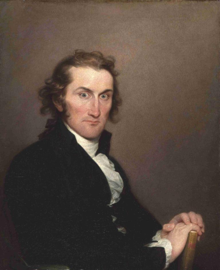 Dr. Lemuel Hopkins,John Trumbull,Ελαιογραφία,Ελαιογραφία, μονοφωνία, 1 αγόρι, αρσενική εστίαση