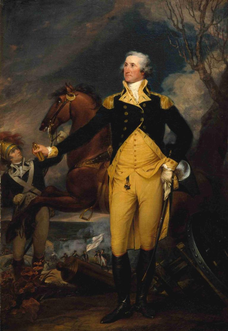 George Washington before the Battle of Trenton,John Trumbull,Oil Painting,Oil Painting, fine art parody