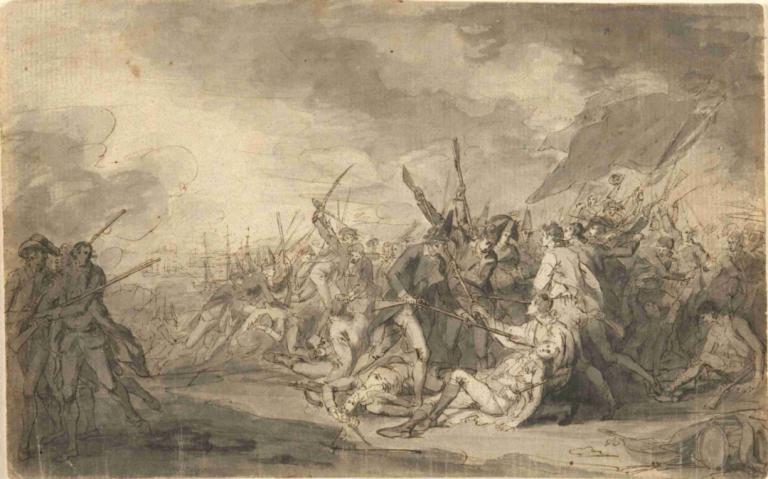 Study for The Death of General Warren at the Battle of Bunker’s Hill