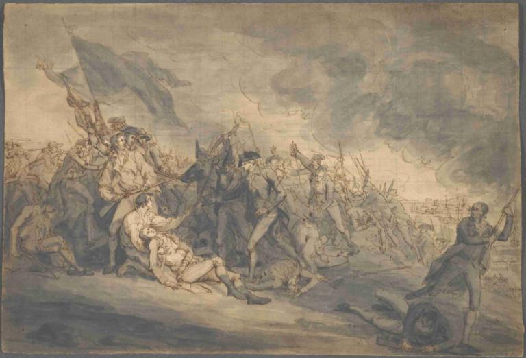 Study for the Death of General Warren at Bunker’s Hill