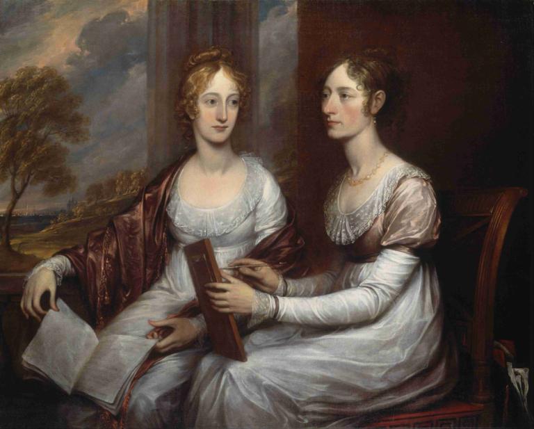 The Misses Mary and Hannah Murray,Slečny Mary a Hannah Murrayovi,John Trumbull,Olejomalba,Olejomalba