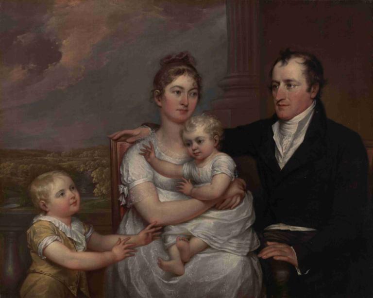 The Vernet Family,The Vernet Family,John Trumbull,Olejomalba,Olejomalba, parodie na výtvarné umění, parodie