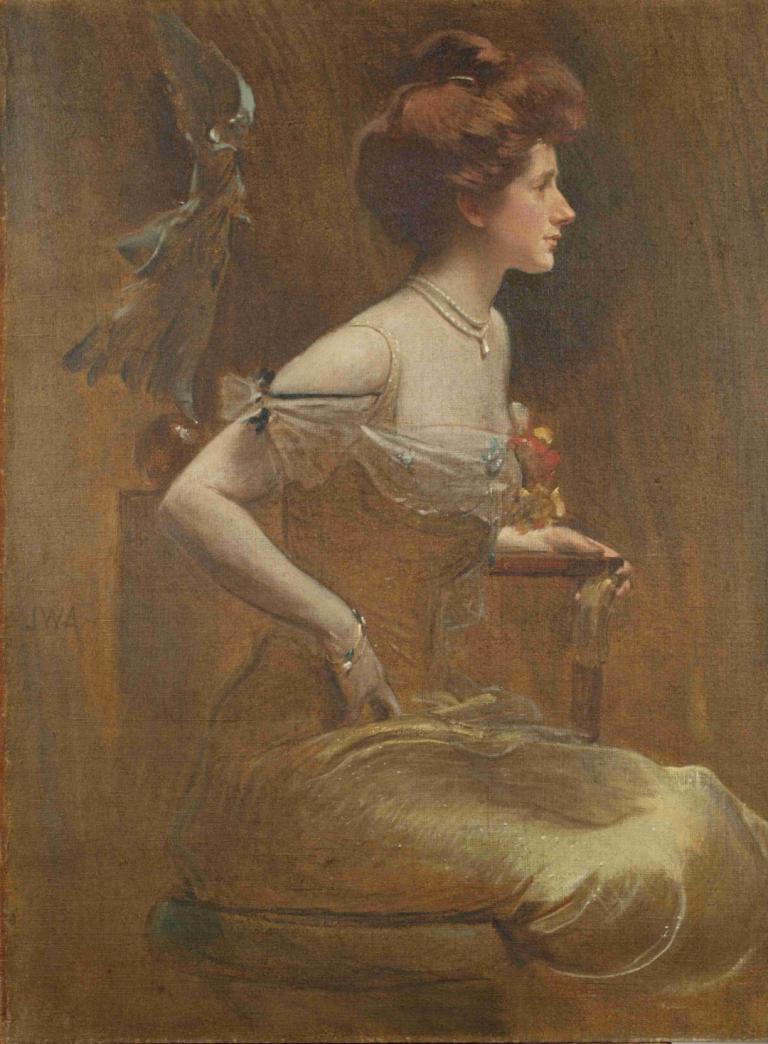 Mrs. Thomas Hastings,Mme Thomas Hastings,John White Alexander,Peinture à l'huile,Peinture à l'huile, 1fille