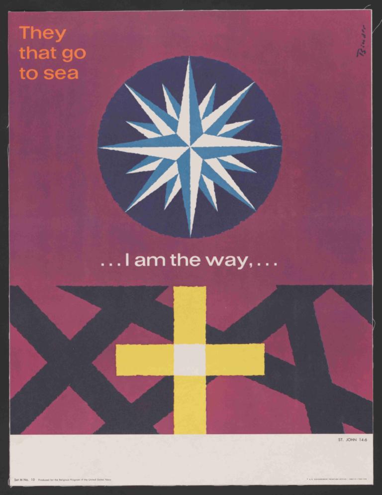 I am the way... St. John 146,Já jsem cesta... Svatý Jan 146,Joseph Binder,Josef Binder,Ilustrace,Ilustrace