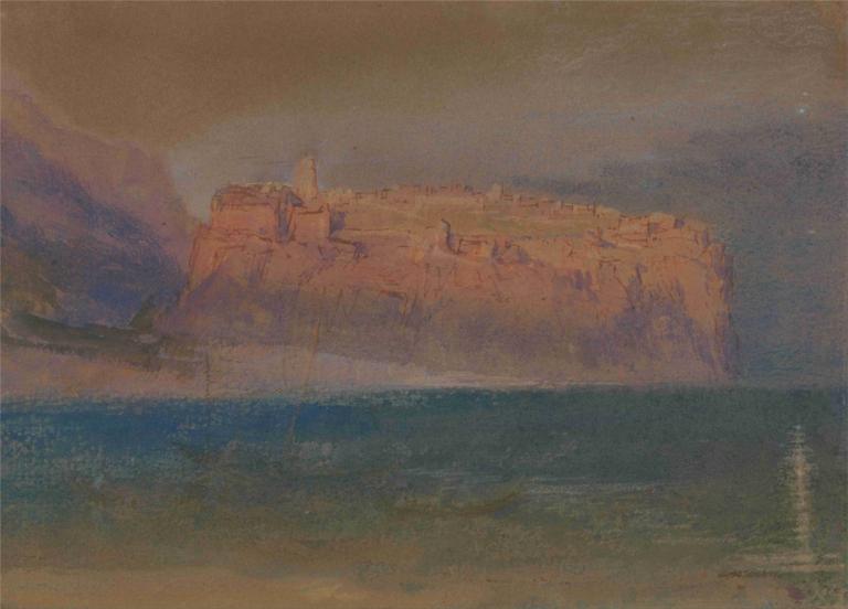 Corsica,Corse,Joseph Mallord William Turner,Peinture à l'huile,Peinture à l'huile, paysage, pas d'humains