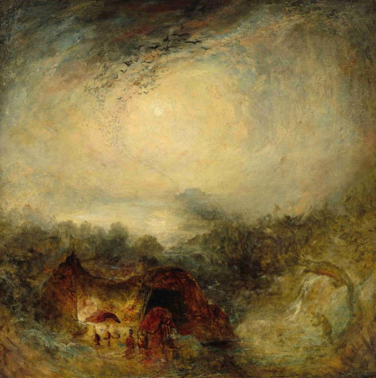 The Evening of the Deluge,Вечер потопа,Joseph Mallord William Turner,Джозеф Мэллорд Уильям Тернер