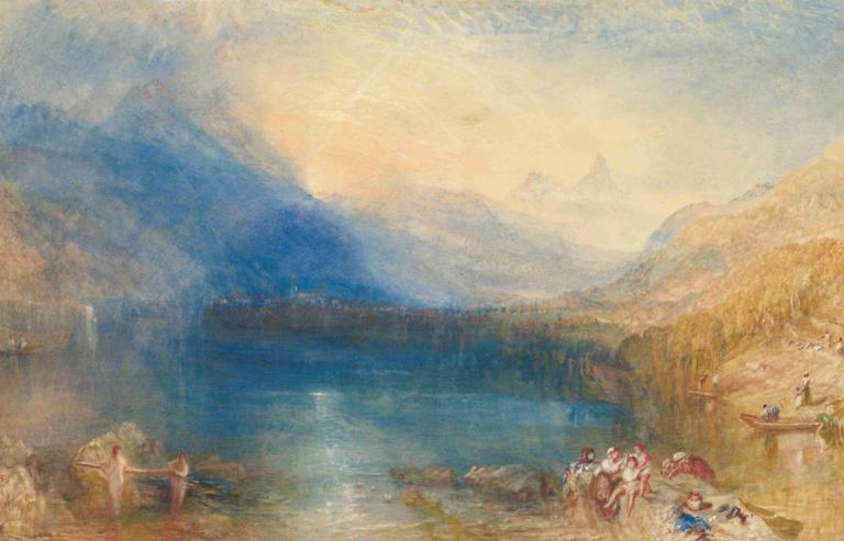 The Lake of Zug,Озеро Цуг,Joseph Mallord William Turner,Джозеф Мэллорд Уильям Тернер,Картина Маслом