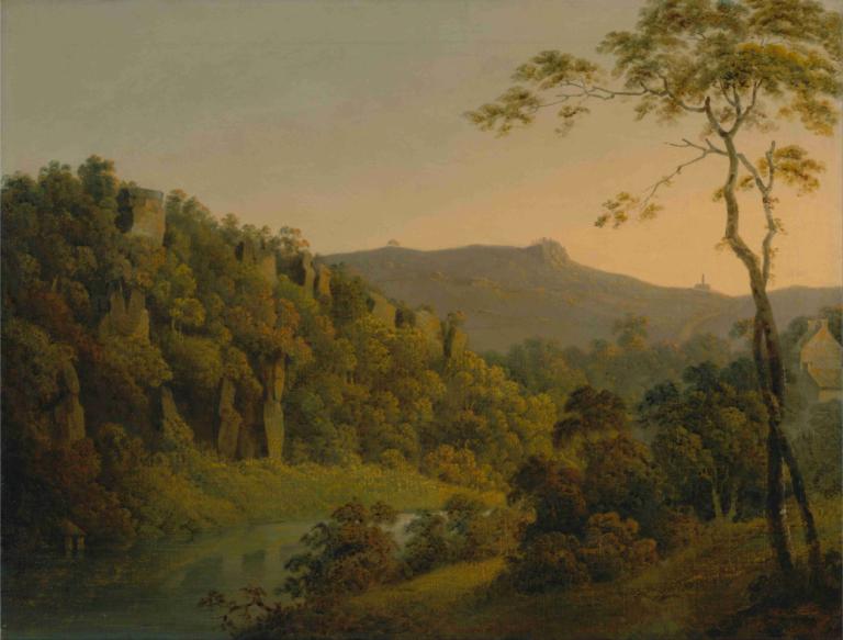 Matlock Dale, looking toward Black Rock Escarpment,Matlock Dale