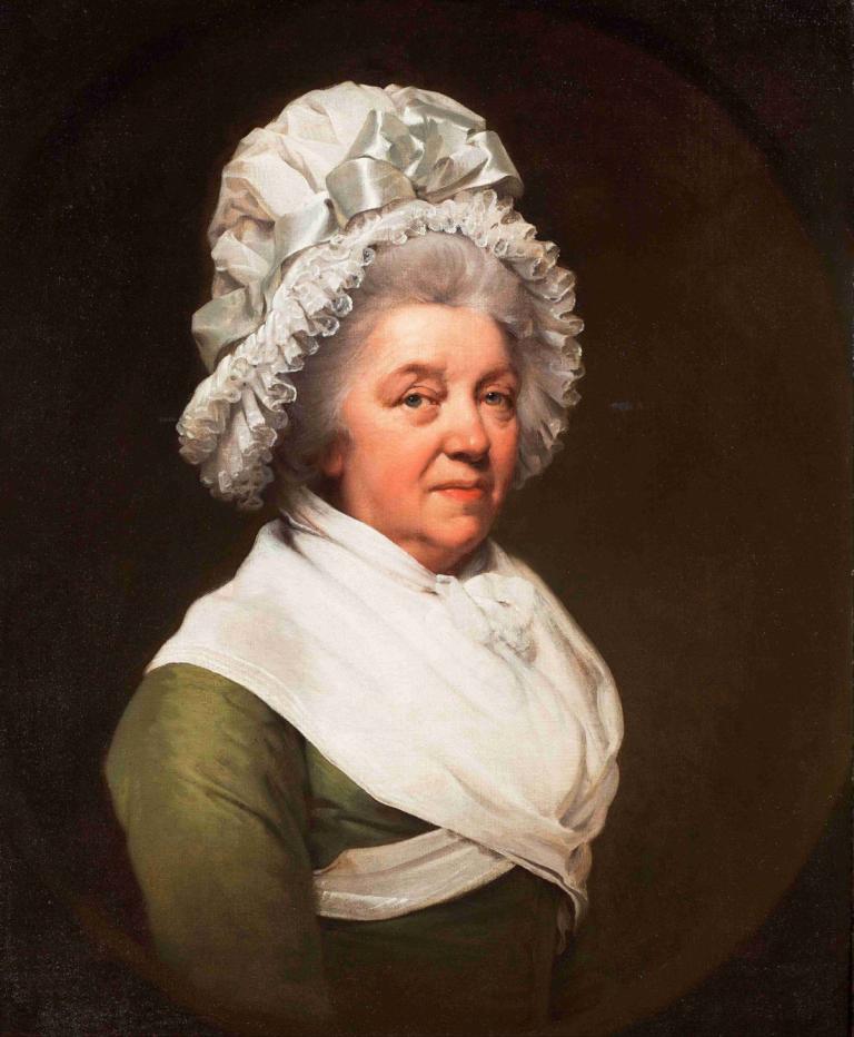 Portrait Of Mrs. Anthony Greatorex,Portræt af fru Anthony Greatorex,Joseph Wright of Derby