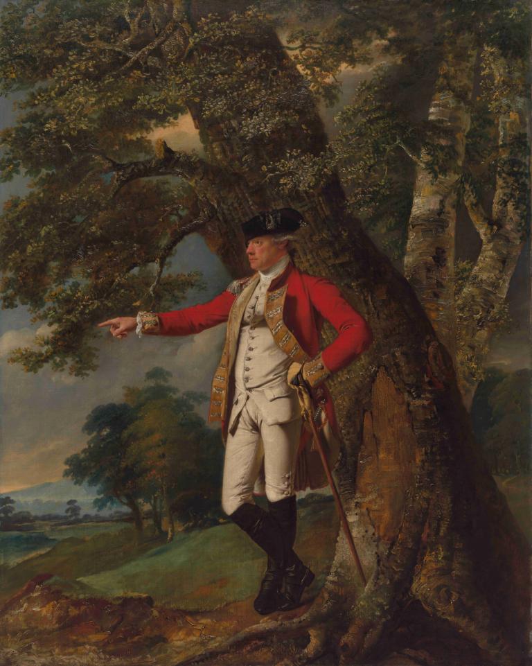 Portrait of Colonel Charles Heathcote,Portræt af oberst Charles Heathcote,Joseph Wright of Derby