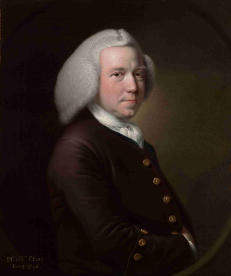 Portrait of Mr. William Chase, Sr.,Portræt af Mr. William Chase, sr.,Joseph Wright of Derby