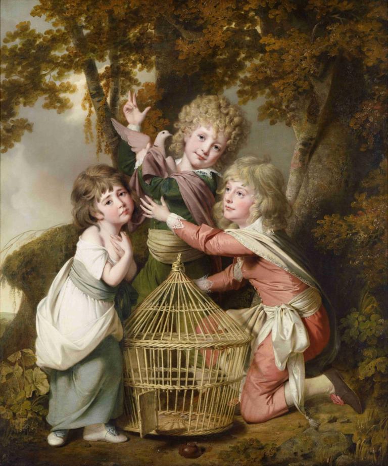 The Synnot Children,ลูกของซินนอต,Joseph Wright of Derby,โจเซฟ ไรท์ จากเดอร์บี้,จิตรกรรมสีน้ำมัน