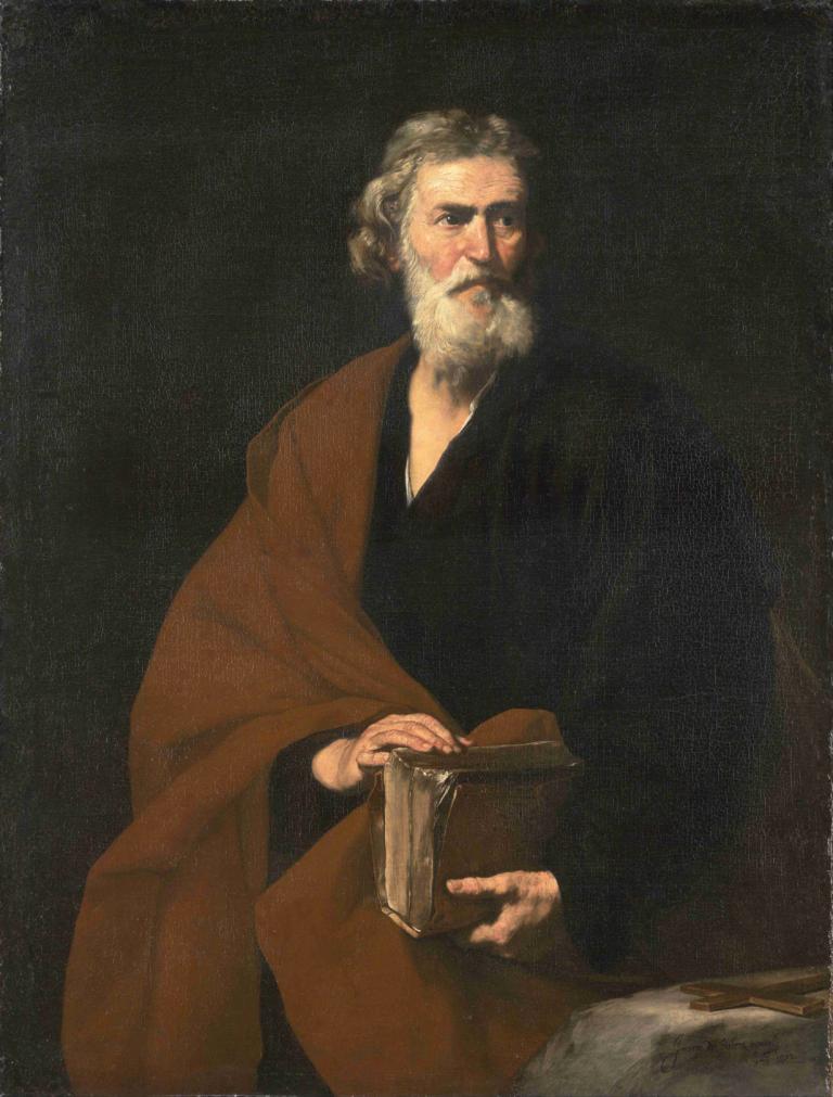 Saint Matthew,Sankt Matteus,Jusepe de Ribera,Oljemålning,Oljemålning, 1 pojke, solo, manligt fokus, gammal