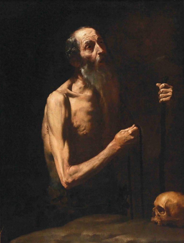 Saint Onuphrius,Sfântul Onufrie,Jusepe de Ribera,Pictura in ulei,Pictura in ulei, parodie artistică, 1 băiat