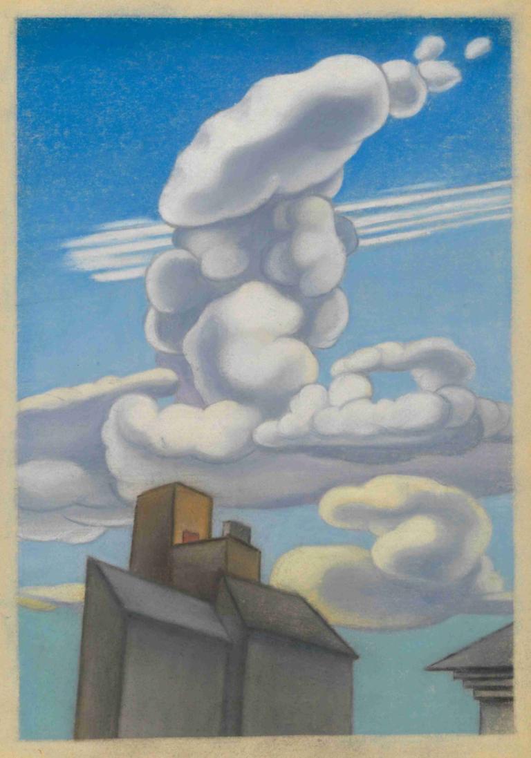 Ohne Titel,Sin título,Karl Wiener,Ilustración,Ilustración, no humanos, nube, cielo, día, borde, cielo azul