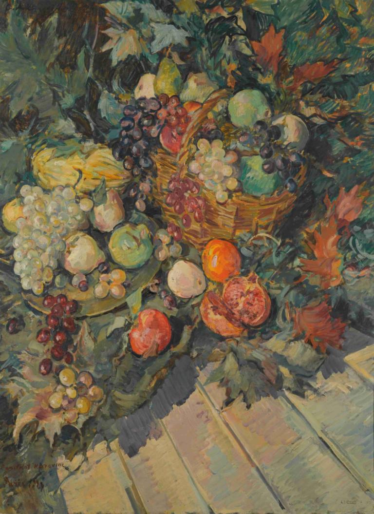 Still Life With Fruit,Stilleven met fruit,Konstantin Alexeevich Korovin,Konstantin Aleksejevitsj Korovin