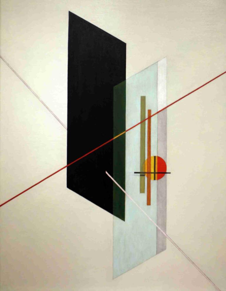 A IX,László Moholy-Nagy,Illustration,Illustration, no humans, door, indoors, string, hallway