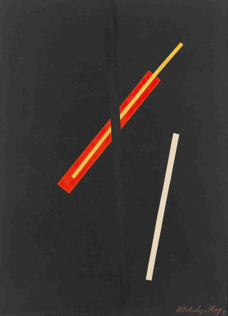 Collage with Three Elements,Collage met drie elementen,László Moholy-Nagy,Illustratie,Illustratie