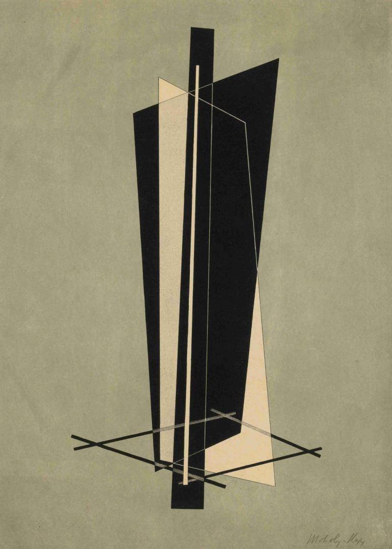 Kestnermappe; Komposition (One Plate) (P. 123),László Moholy-Nagy,Illustration,Illustration, no humans