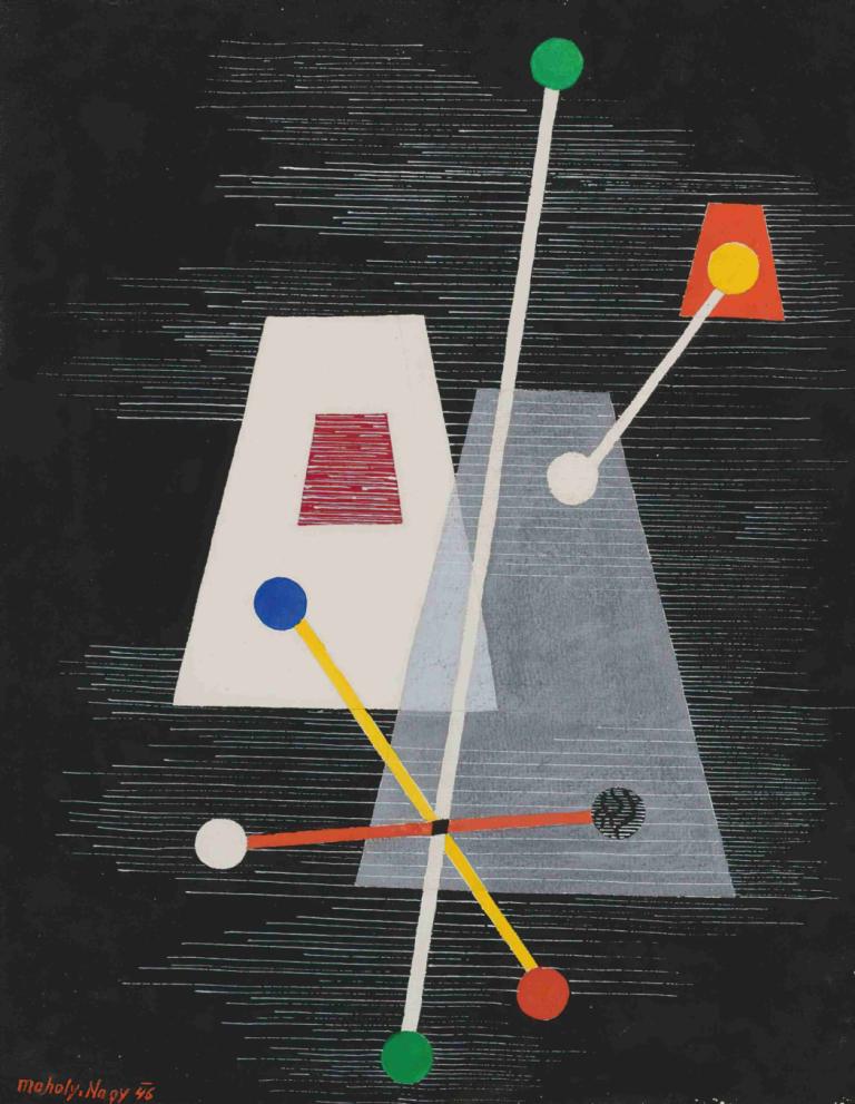 Truncated Pyramids,Avstumpade pyramider,László Moholy-Nagy,Illustration,Illustration, inga människor