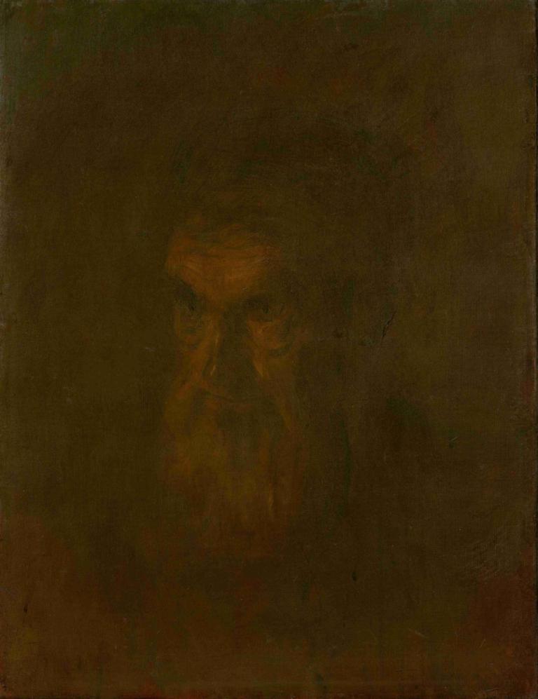 Head Study of an Old Man,Исследование головы старика,Ladislav Mednyánszky,Ладислав Меднянский,Картина Маслом