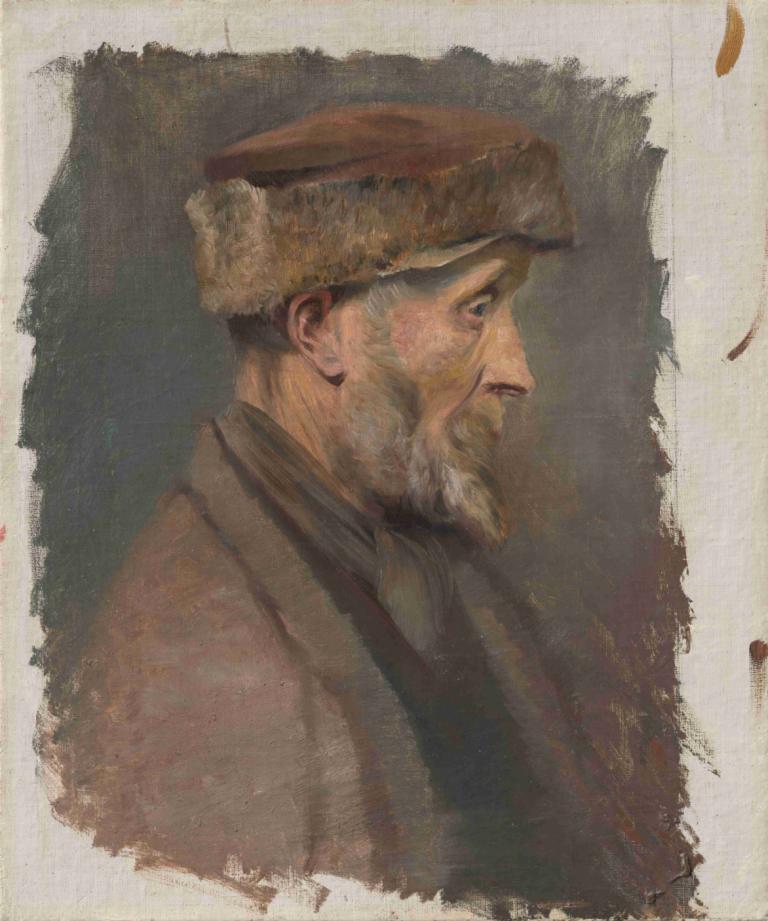 Study of a Poor Old Man in a Fur Cap,Étude d'un pauvre vieillard coiffé d'un bonnet de fourrure