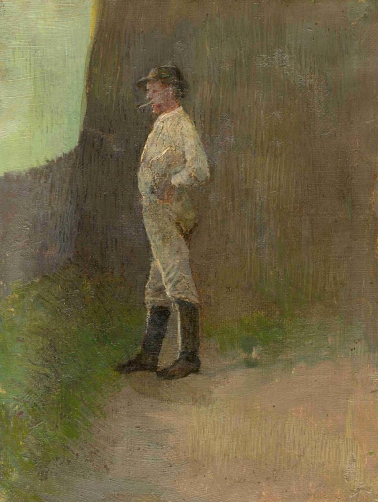 Study of a Standing Lad in the Boots,Étude d'un garçon debout dans les bottes,Ladislav Mednyánszky