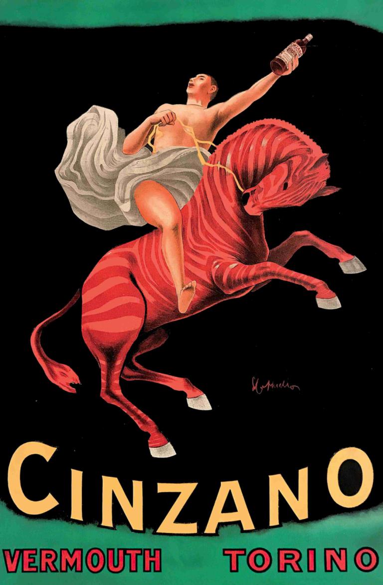 Cinzano Vermouth Torino,Leonetto Cappiello,Illustration,Illustration, konstparodi, parodi, 1 pojke