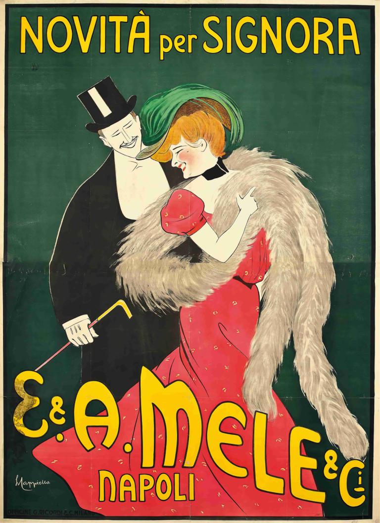 E. And A. Mele And Ci,E. И А. Меле и Си,Leonetto Cappiello,Леонетто Каппиелло,Иллюстрация,Иллюстрация