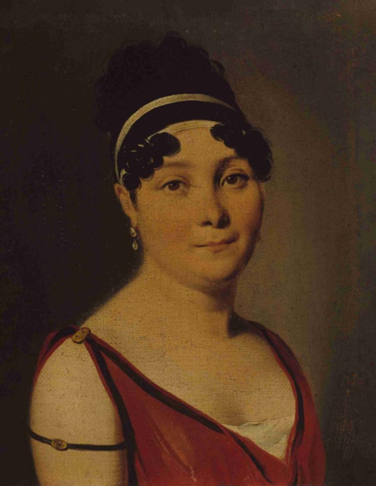 Portrait de Caroline Branchu (1780-1850), chanteuse,Porträt von Caroline Branchu (1780-1850), Sängerin