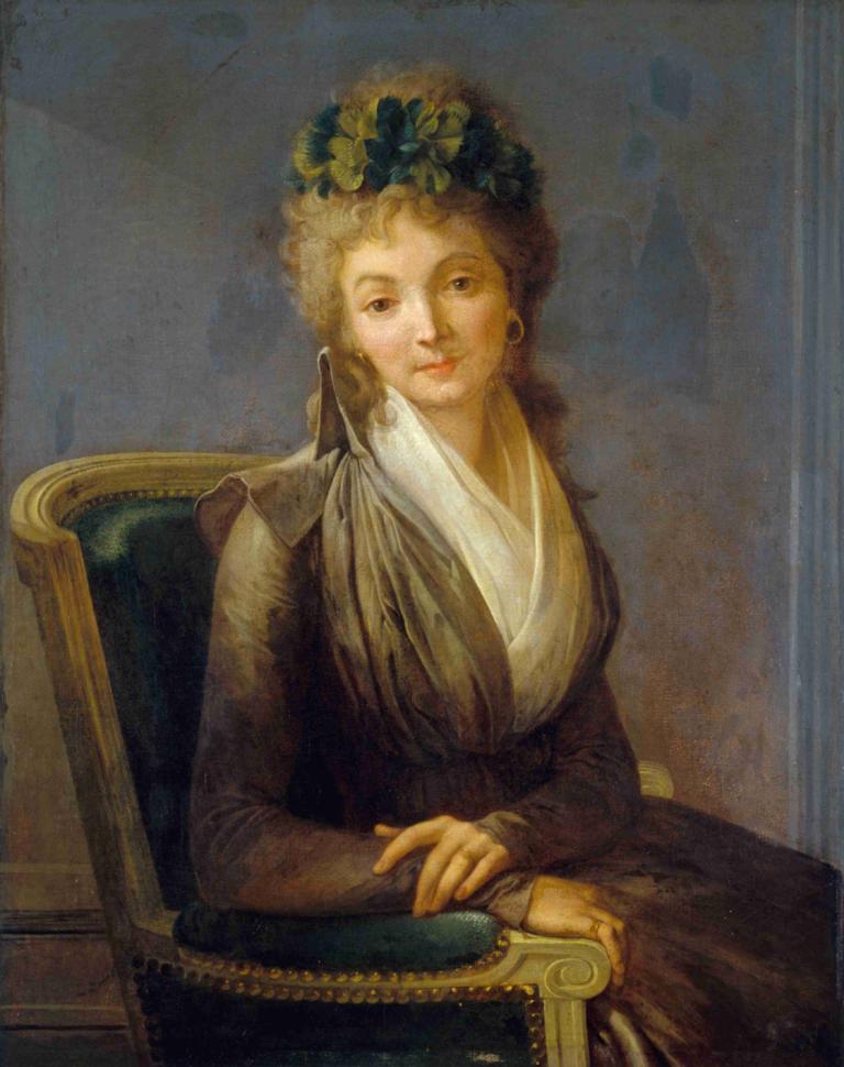 Portrait présumé de Lucile Desmoulins,Lucile Desmoulinsin oletettu muotokuva.,Louis Léopold Boilly