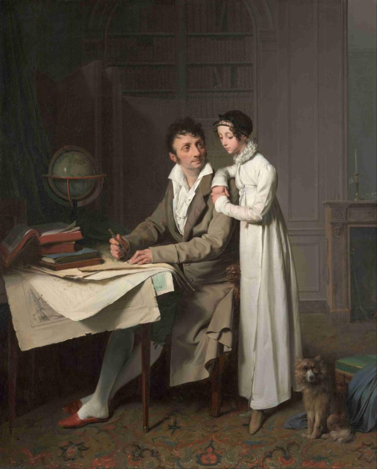 The Geography Lesson [Portrait of Monsieur Gaudry and His Daughter]