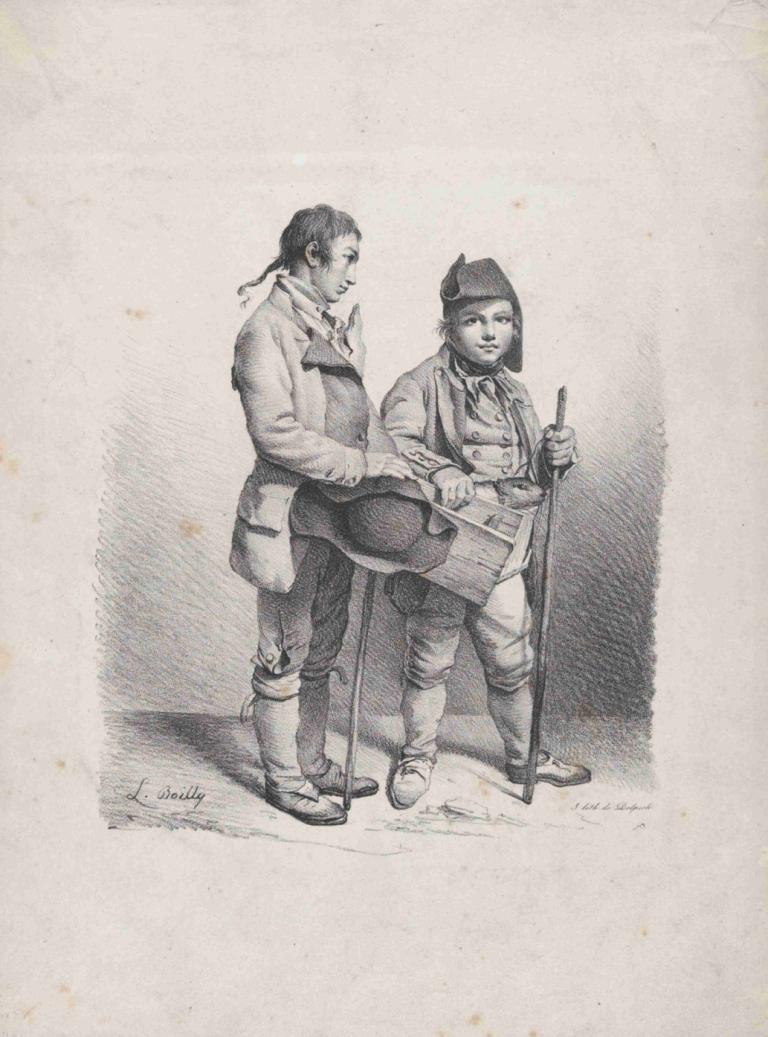 The Marmot,Das Murmeltier,Louis Léopold Boilly,Kupferstich,Kupferstich, einfarbig, halten, mehrere Jungen