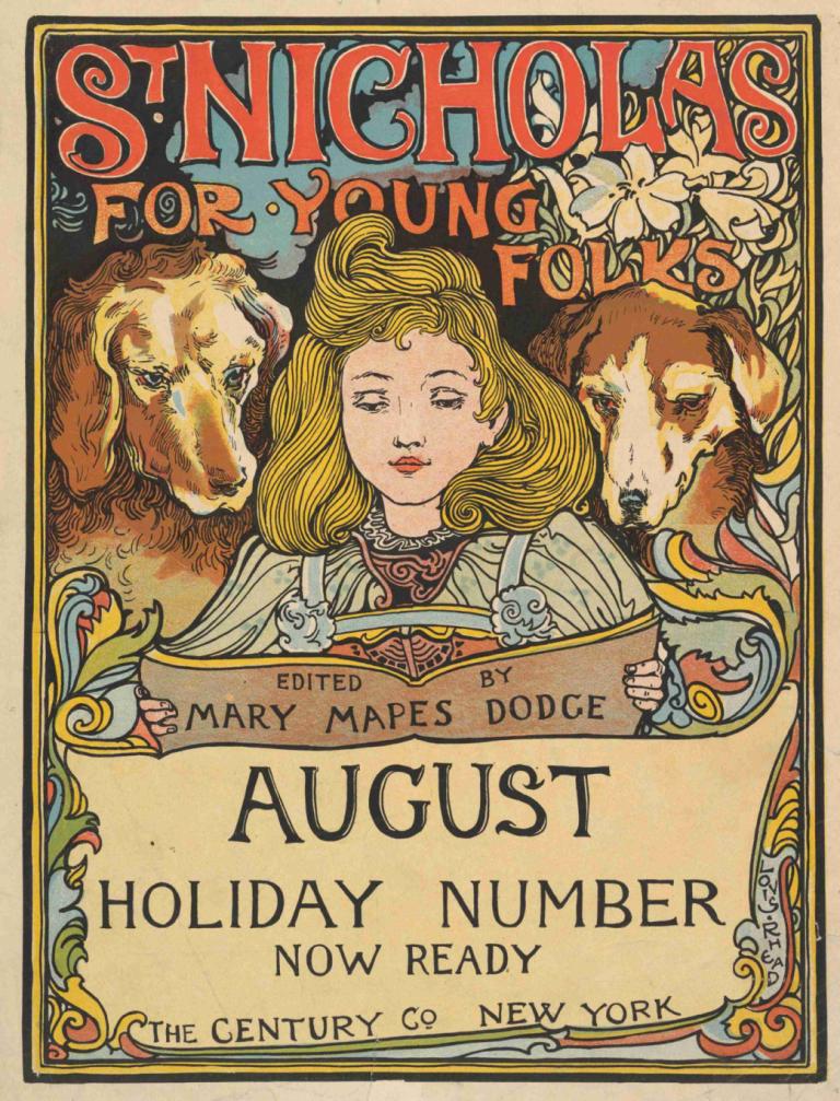 The Century; Holiday Number; St. Nicholas for Young Folks, August,《世紀》；《假日號碼》；《聖尼古拉斯給年輕人》，8月,Louis Rhead